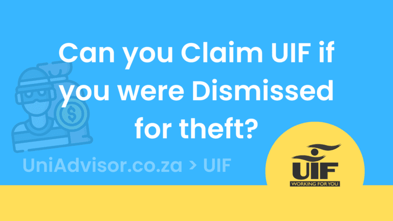 Can you Claim UIF if you were Dismissed for Theft?