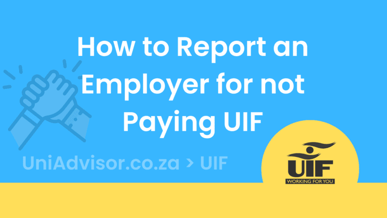 How to Report an Employer for not Paying UIF?