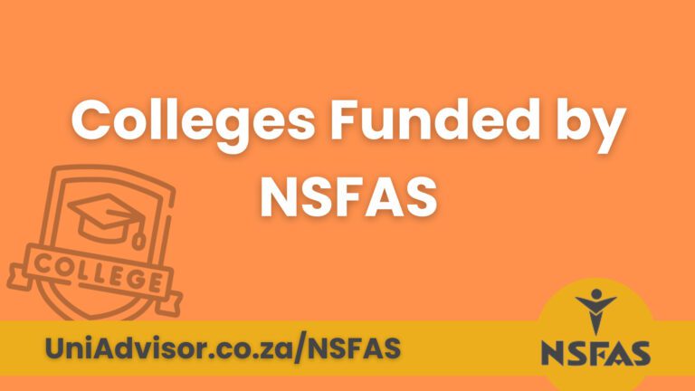 Colleges Funded by NSFAS (Sorted by Cities) Complete List