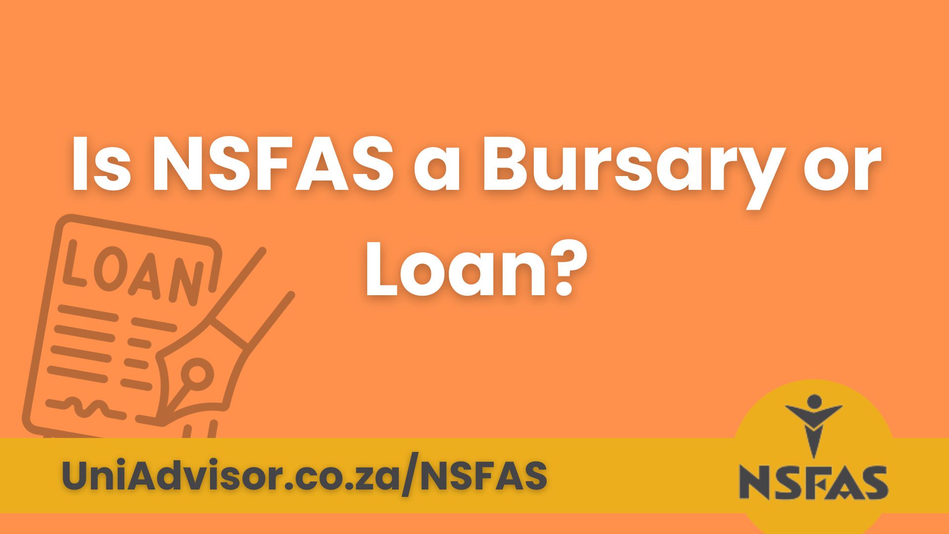 Is NSFAS a Bursary or Loan? Do You have to Pay NSFAS back?