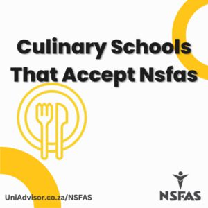 culinary schools that accept nsfas