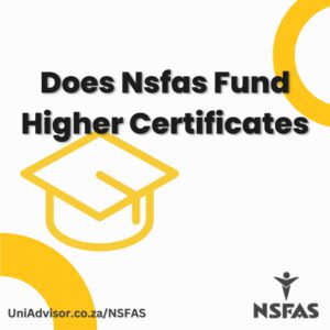 Does Nsfas Fund Higher Certificates
