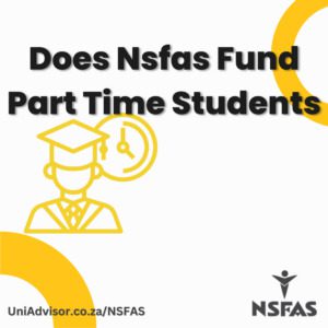 Does Nsfas Fund Part Time Students