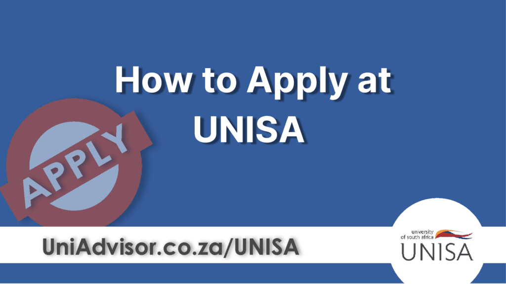 How to Apply at UNISA