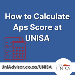 how to calculate aps score at unisa