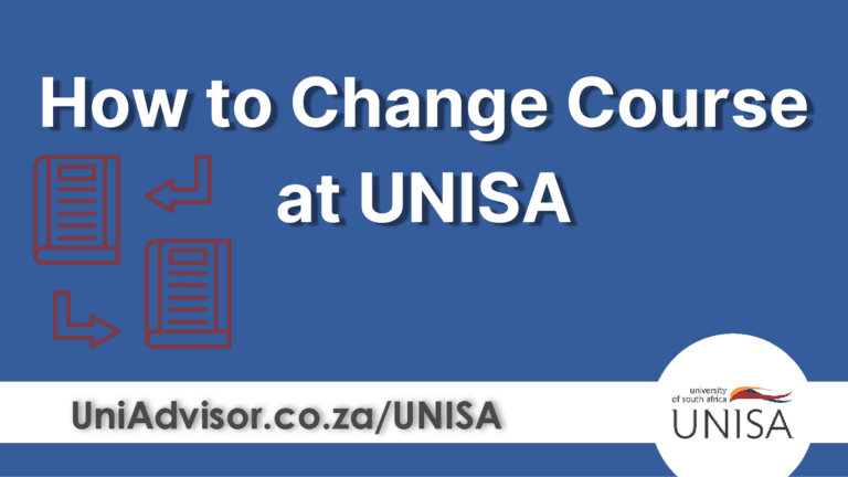 How to Change a Course at UNISA? 6 Easy Steps
