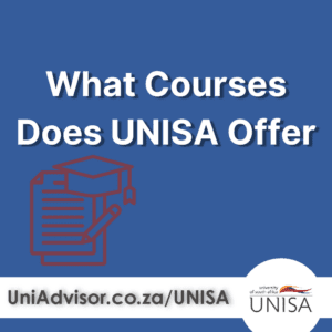 what courses does unisa offer