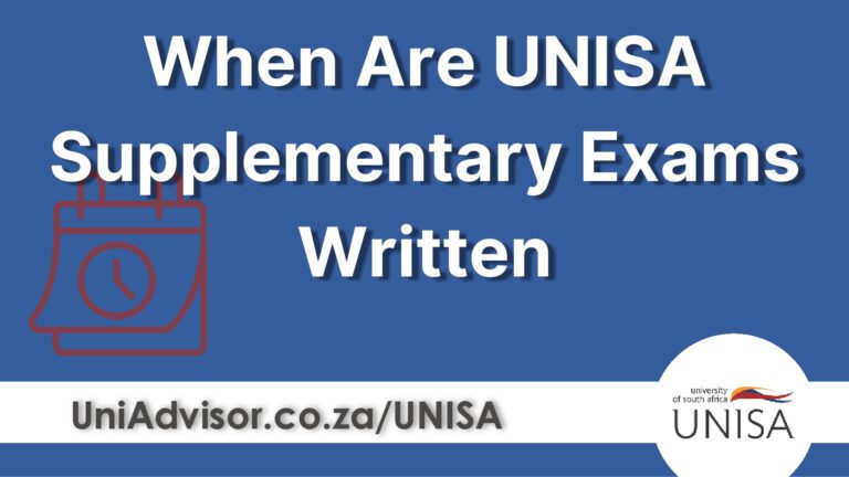 When are UNISA Supplementary Exams Written?