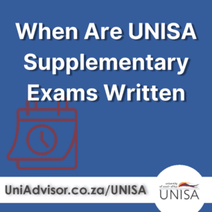 When Are UNISA Supplementary Exams Written
