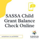sassa child grant balance check online