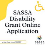 SASSA Disability Grant Online Application
