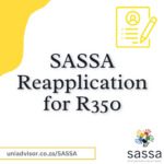 SASSA Reapplication for R350