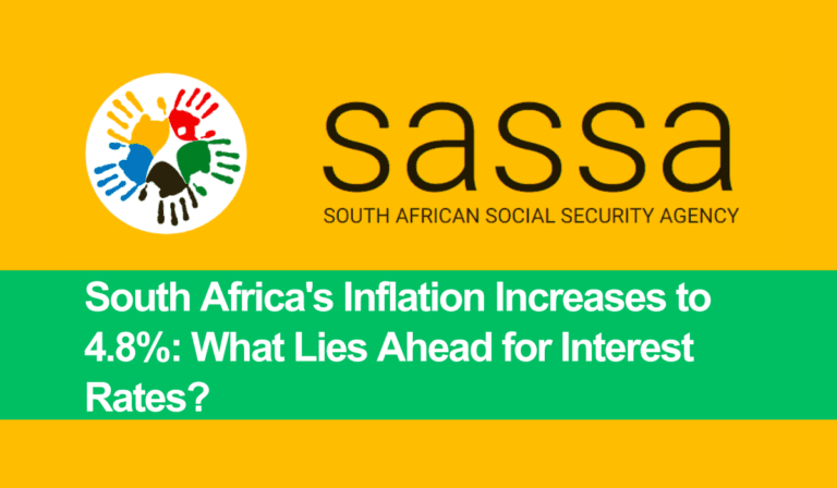 South Africa’s Inflation Increases to 4.8%: What Lies Ahead for Interest Rates?