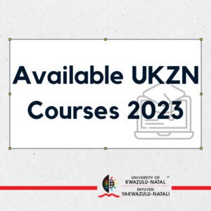 Available UKZN Courses 2023