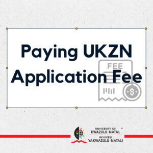Paying UKZN Application Fee